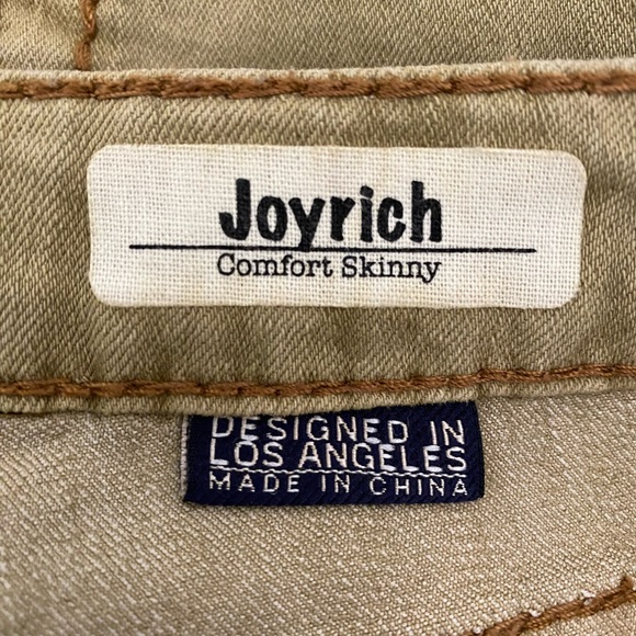 Dear John size 31 Women’s Green Floral Denim Joyrich Comfort Skinny Jeans - Picture 7 of 8